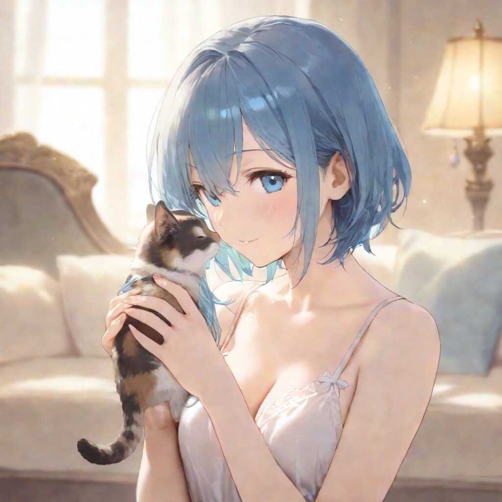 子猫とWAVEちゃん