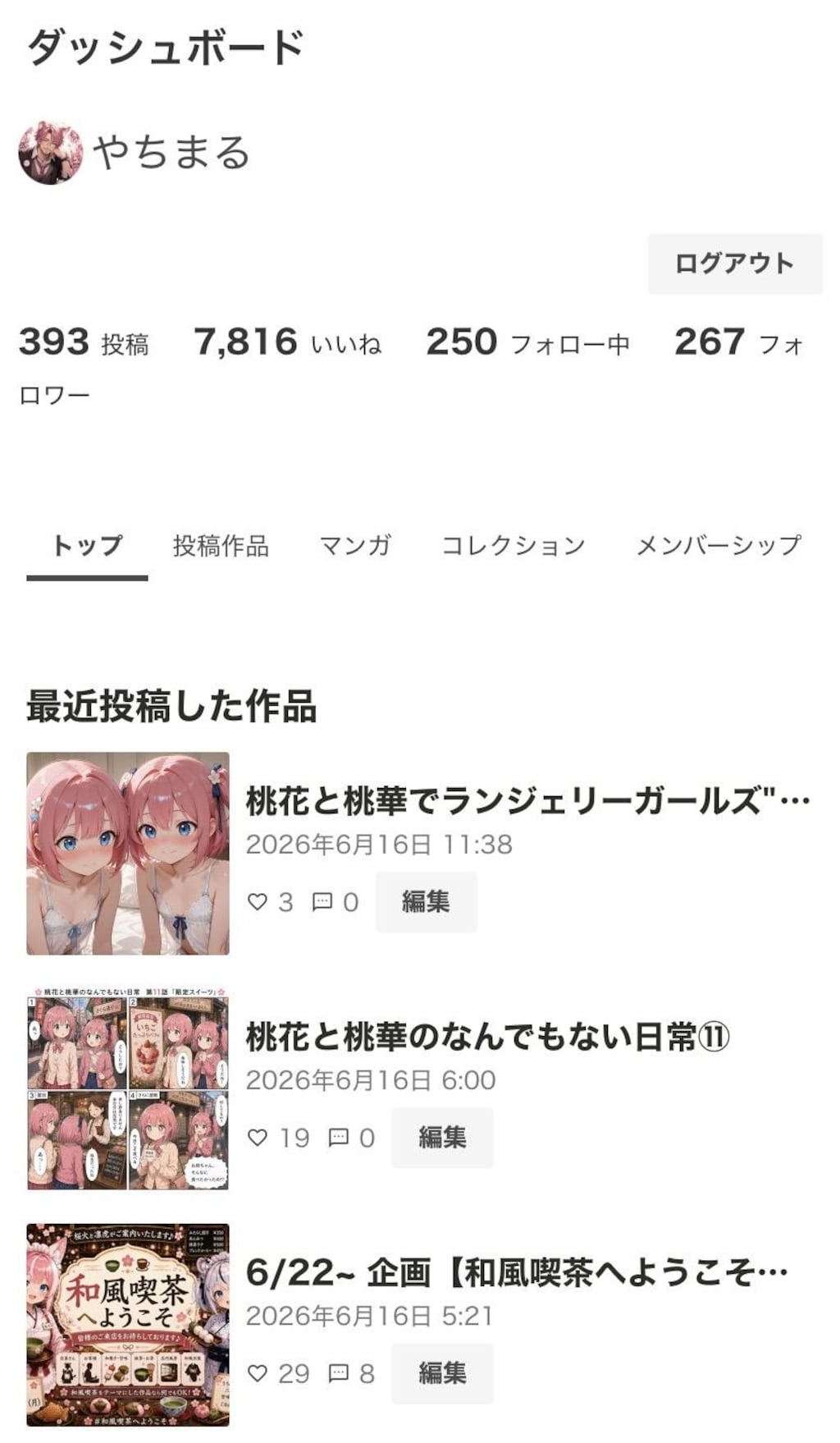 活動開始１ヶ月記念🥳
