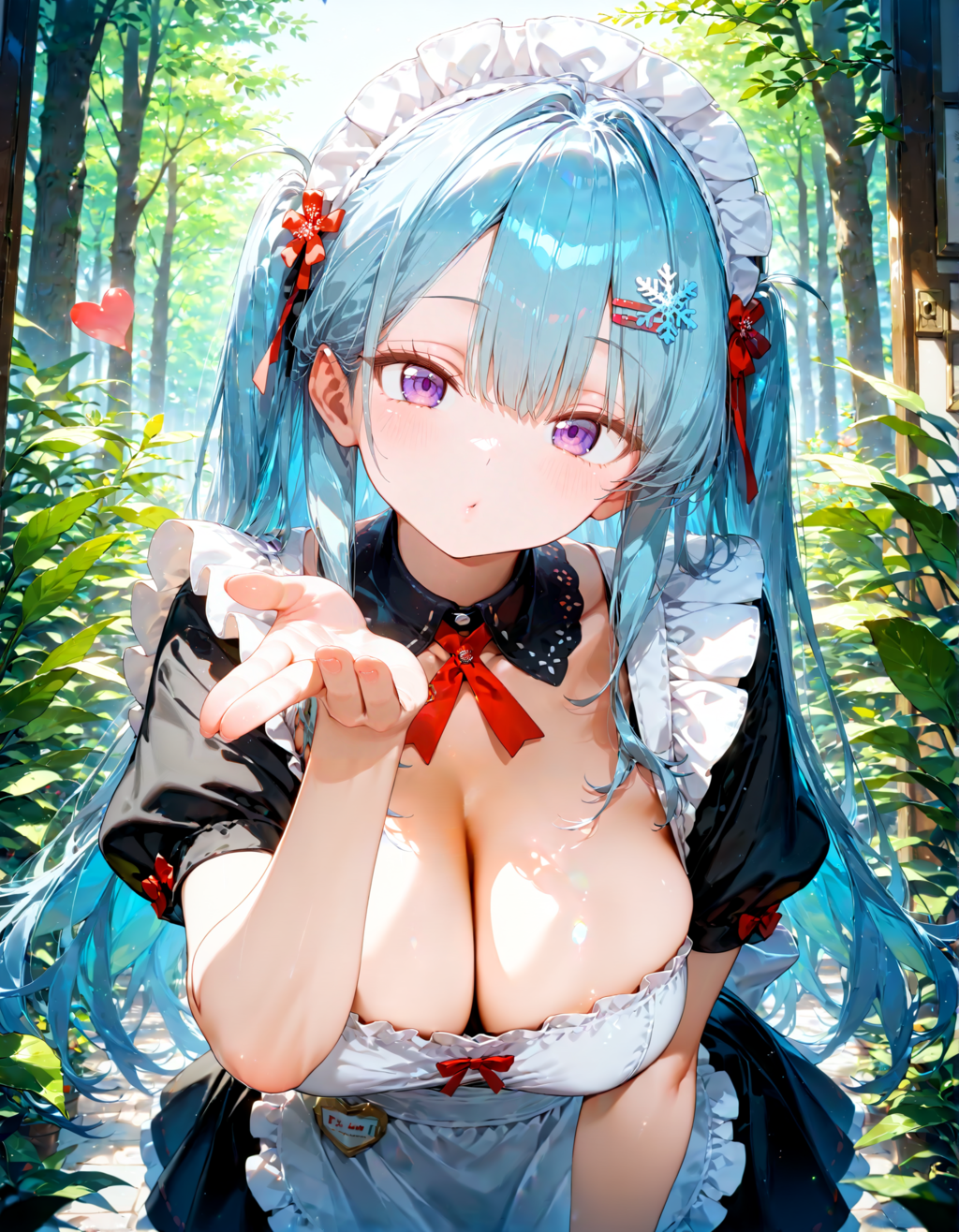 【リクエスト】スーパーメイドさん　投げキッス等々