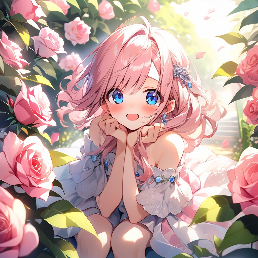 薔薇の擬人化