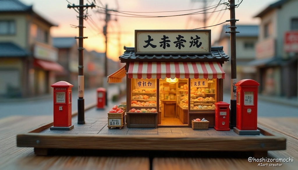 昭和レトロな商店街 - Showa retro shopping street