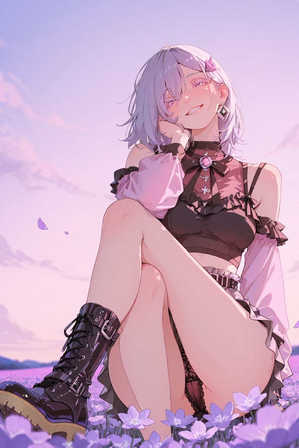 夕日