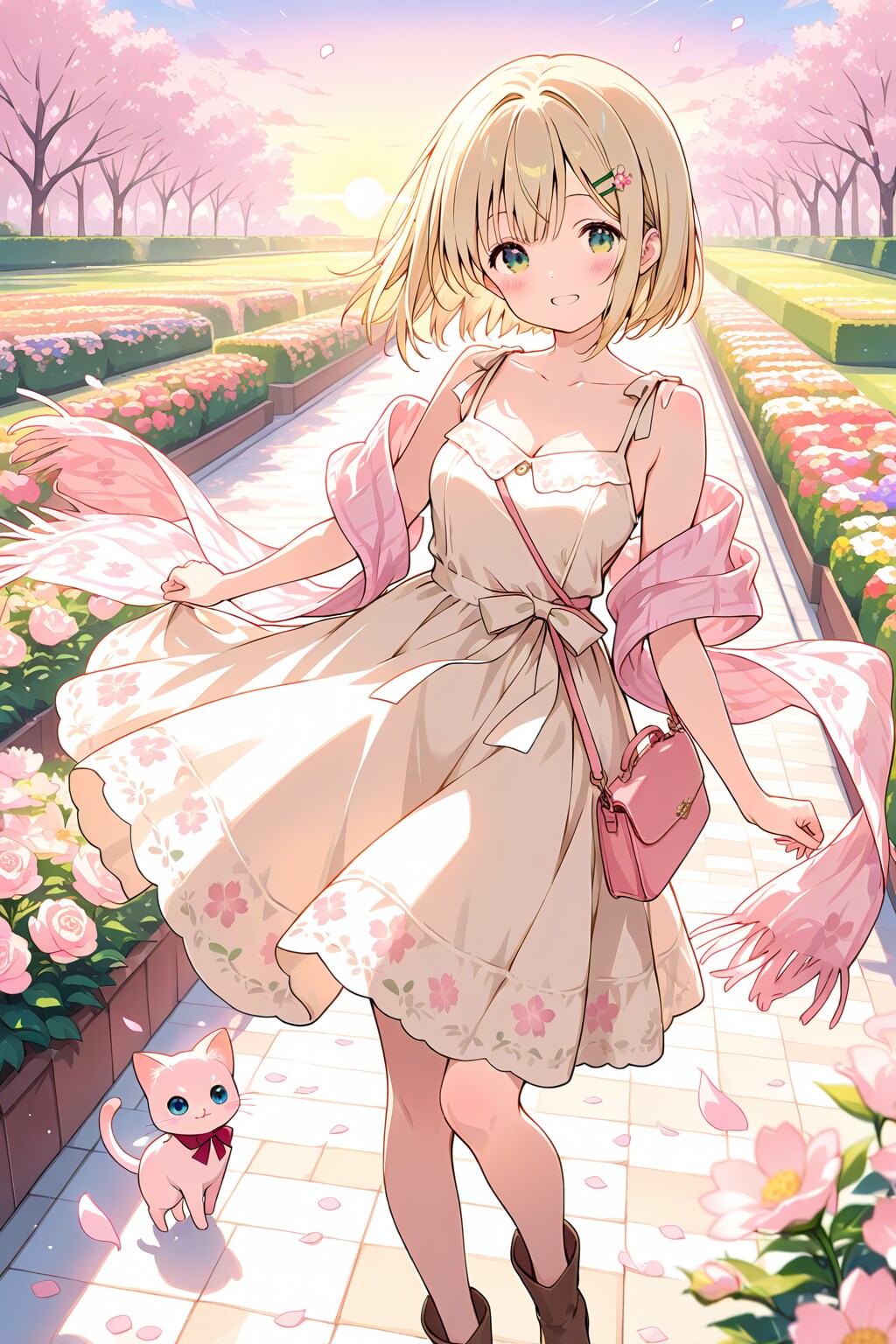 桜ワンピの千鶴ちゃん