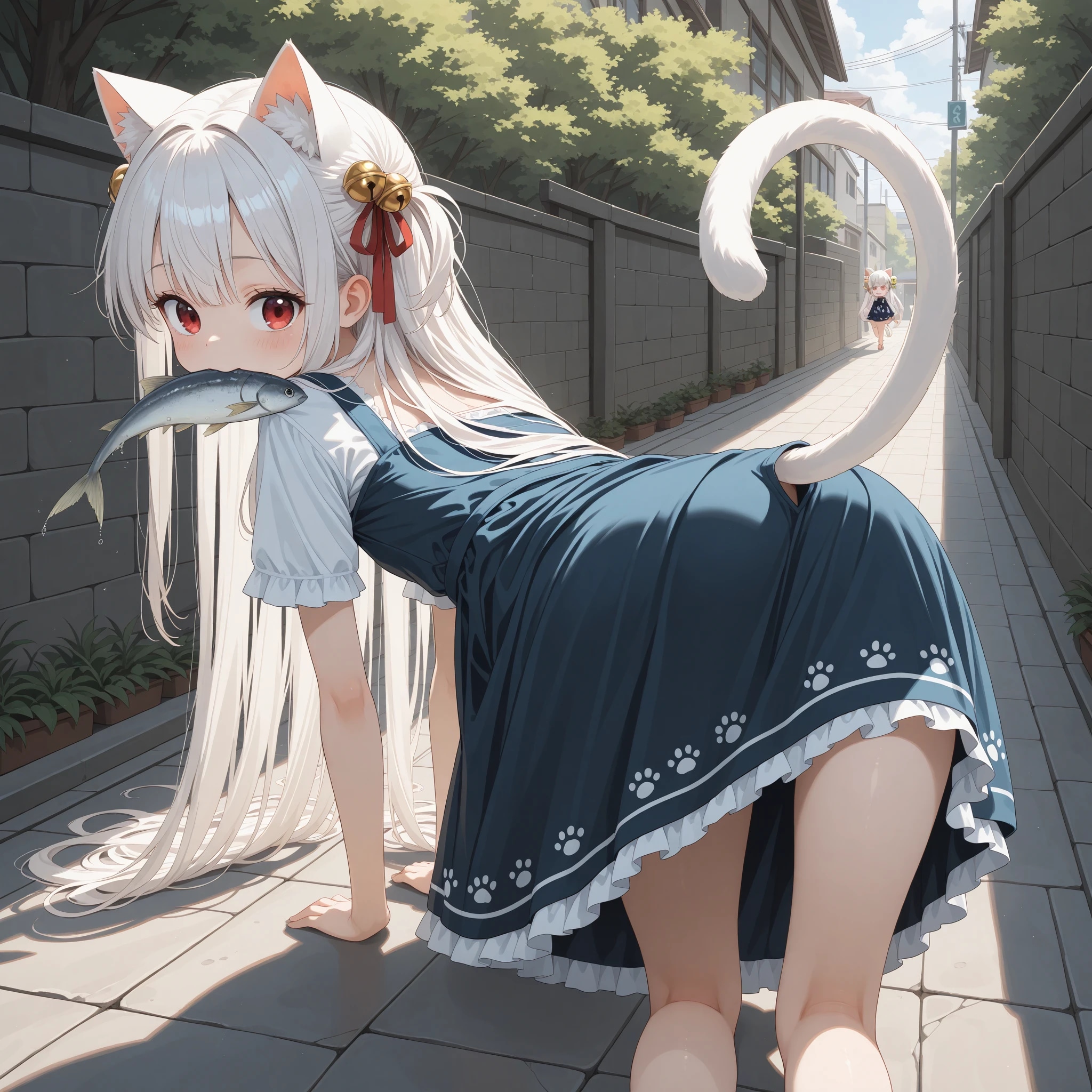 お魚咥えた♪♪ | の人気AIイラスト・グラビア