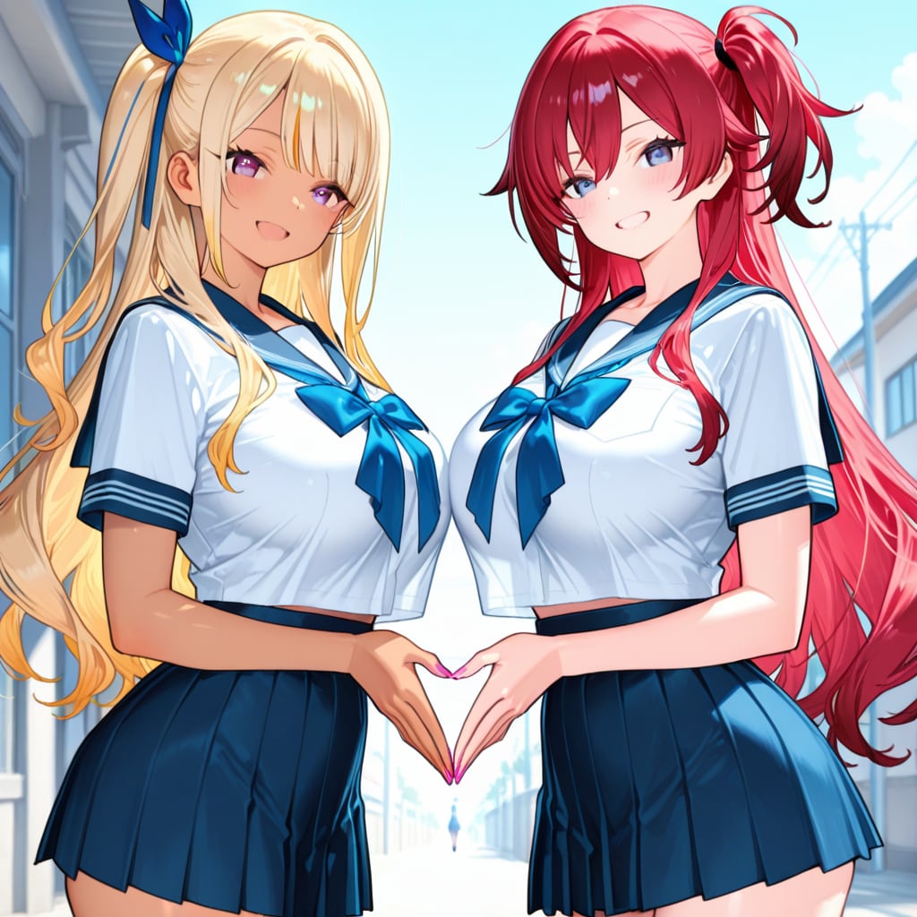 にーかちゃんとなっちゃん | の人気AIイラスト・グラビア