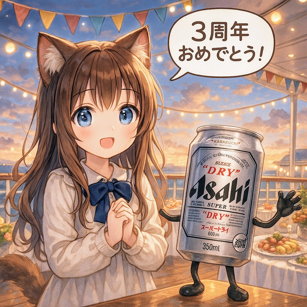 ちちぷい３周年おめでとうございます🎉