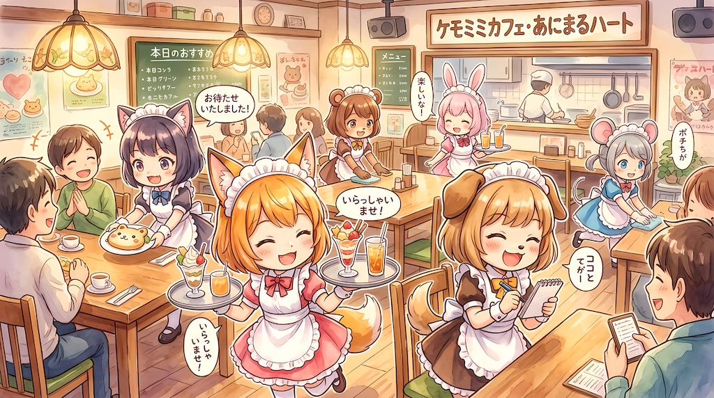 ようこそ！もふもふメイドカフェへ