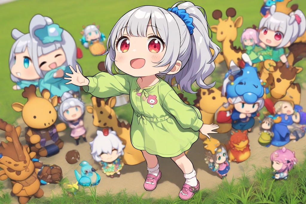 わちゃわちゃです