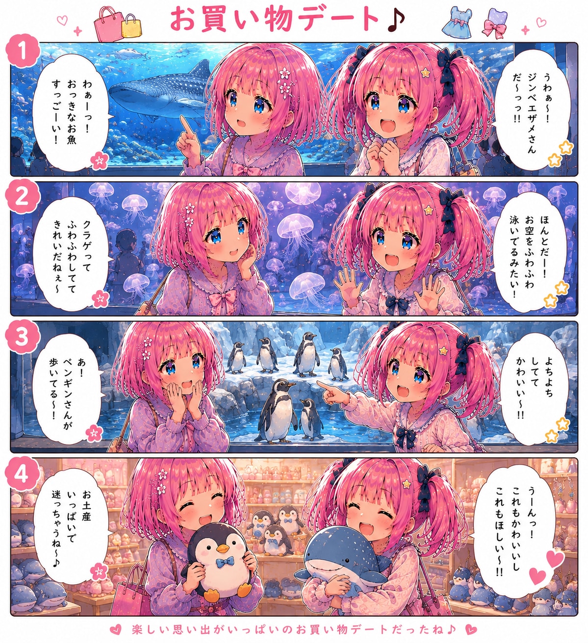 桃花と桃華の何でもない日常⑦ | の人気AIイラスト・グラビア