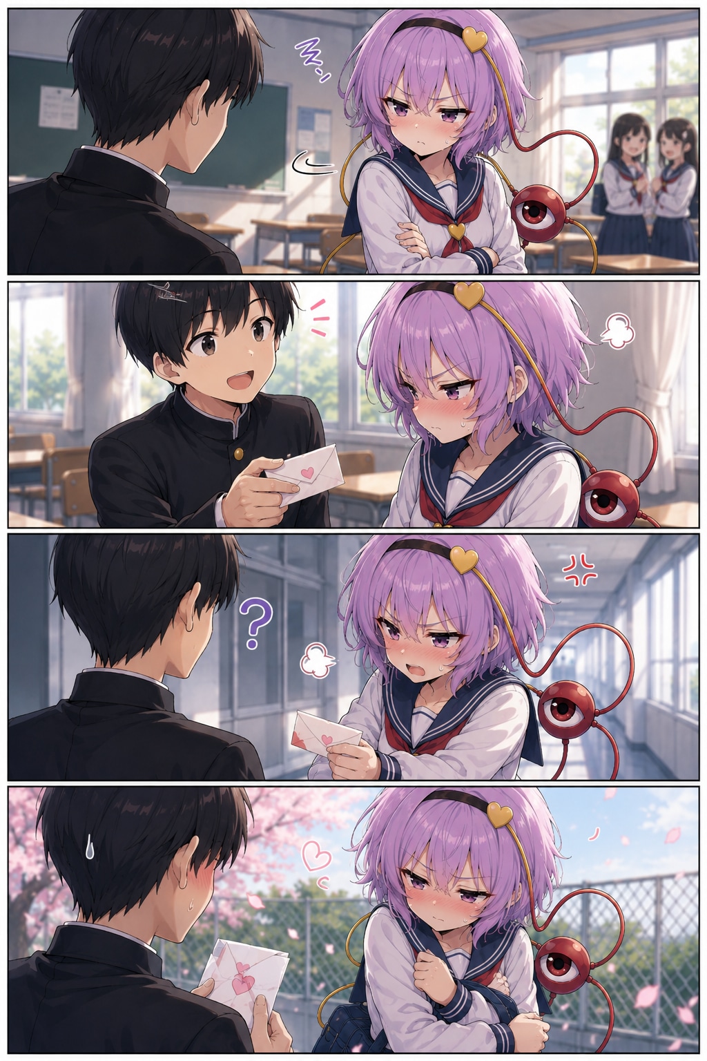 ツンデレさとりちゃん（サイレント漫画ver）