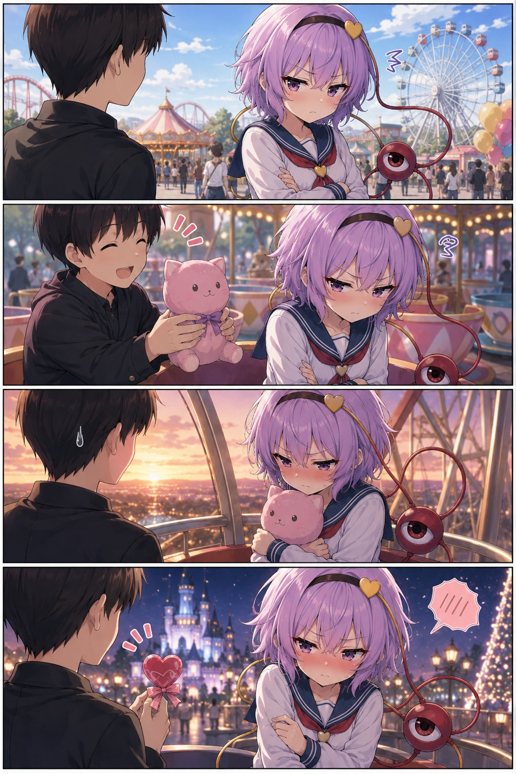 ツンデレさとりちゃん（サイレント漫画ver）