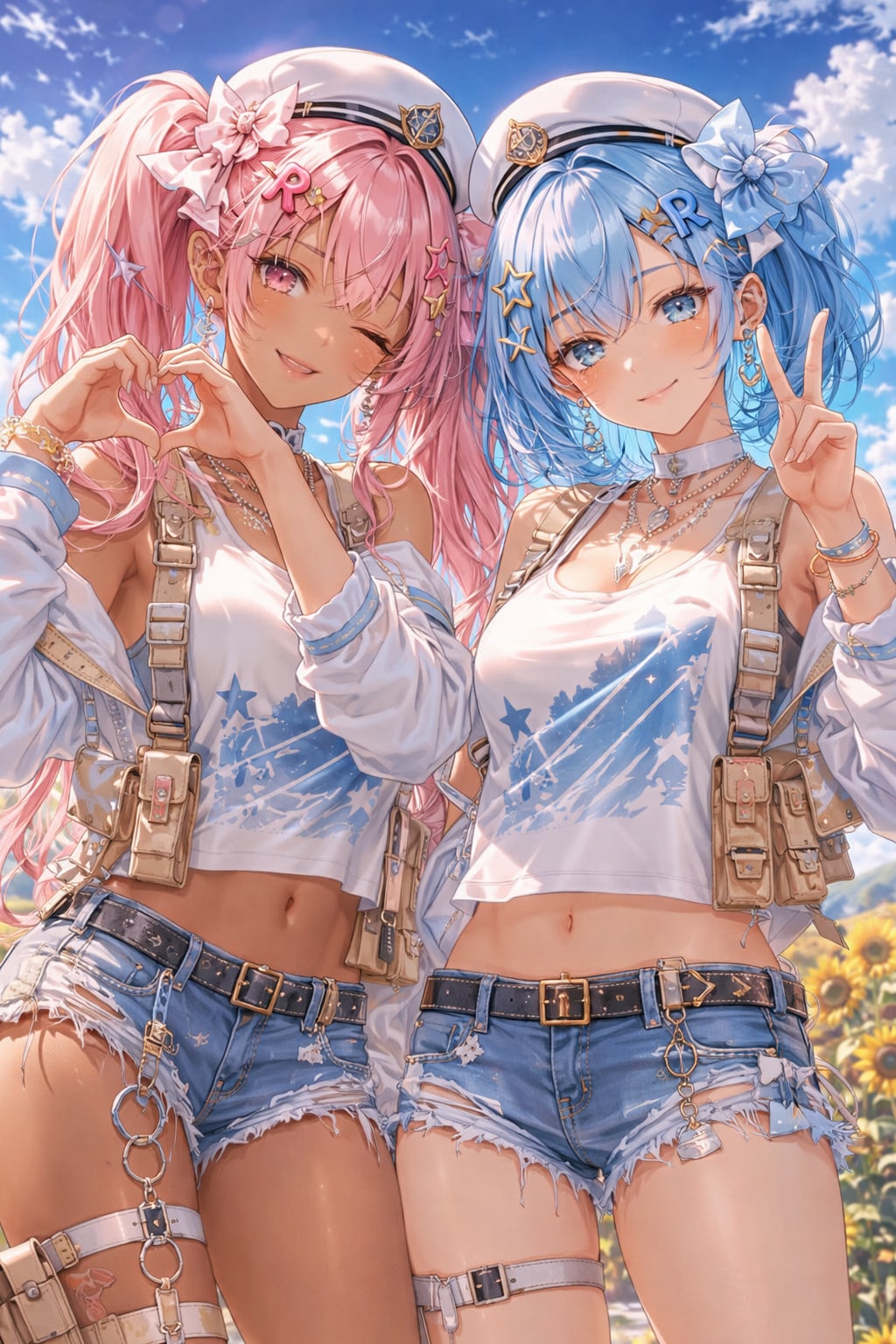 Sunflower Sailor Duo
