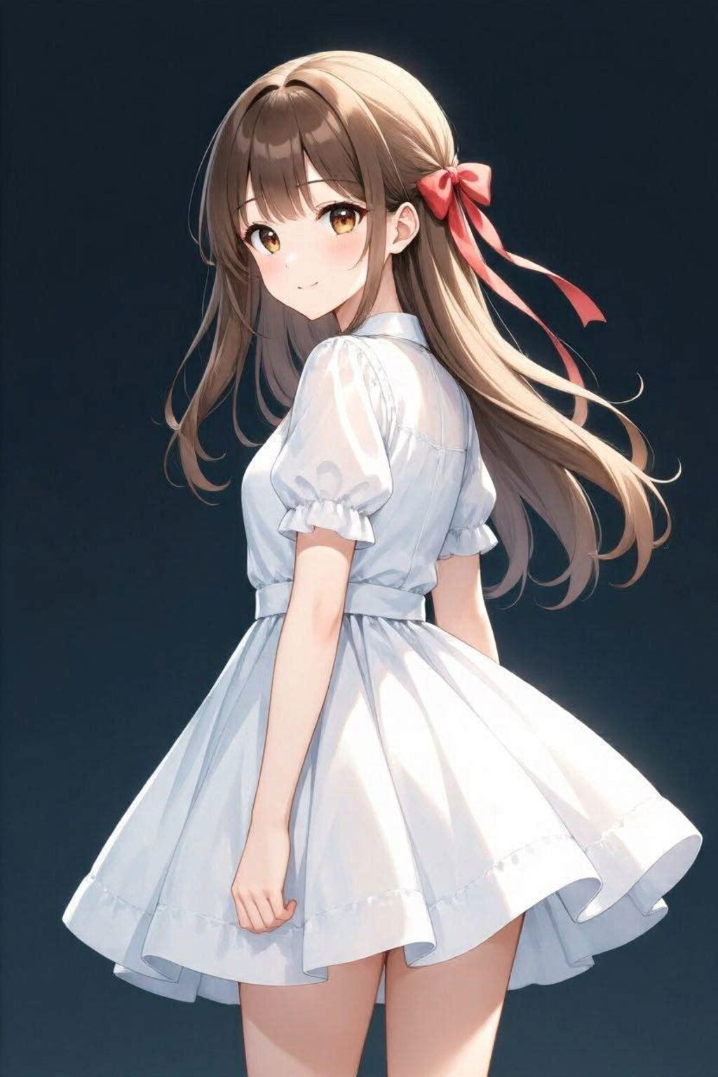 ４　見返り少女（現代モダン）