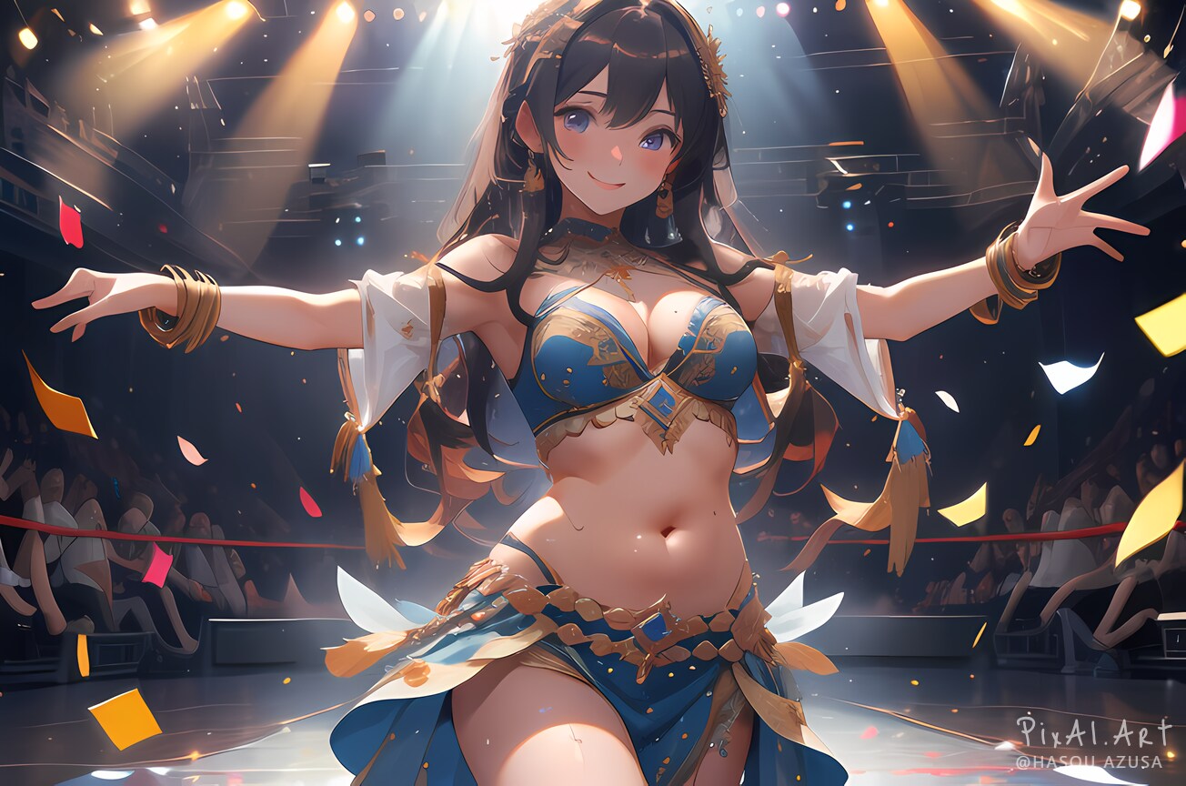 ベリーダンスは悩ましく