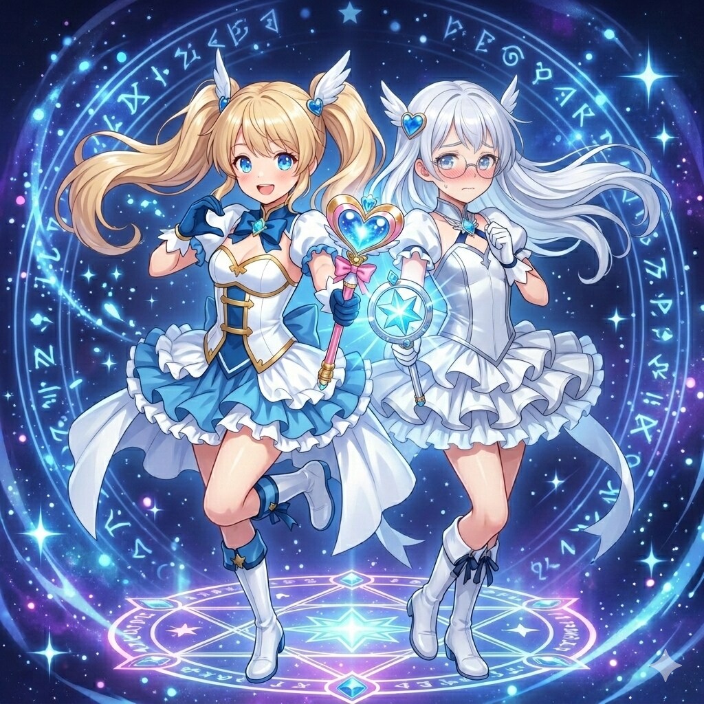 魔法少女 喜楽里＆栞ちゃん