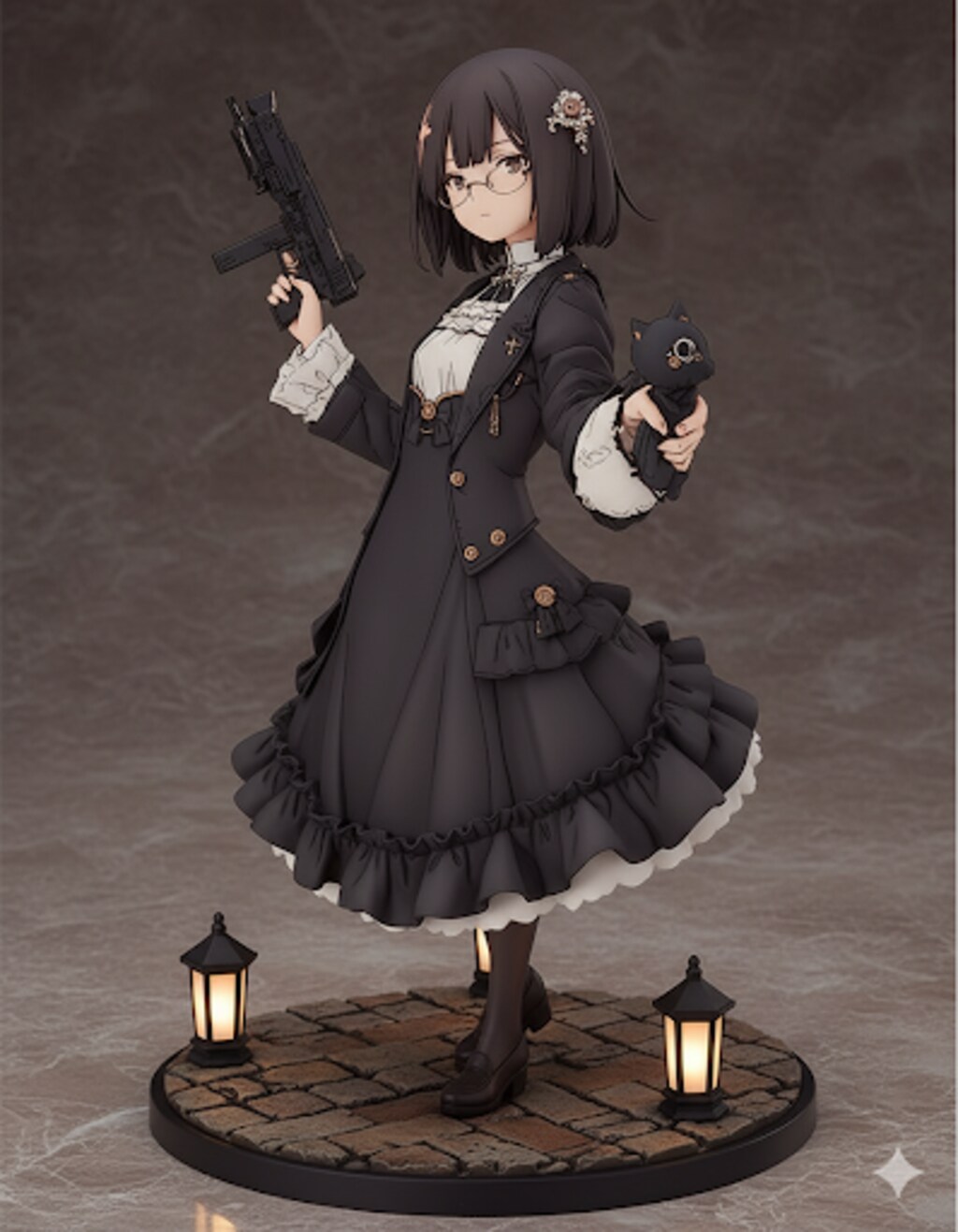 黒ドレス×武装×フィギュア化