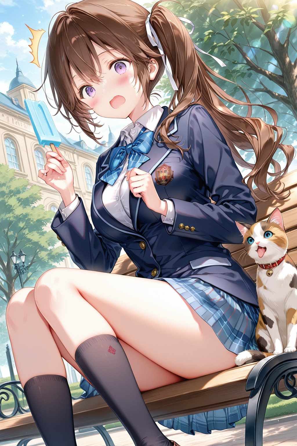 そのアイスをよこせにゃん😹 | の人気AIイラスト・グラビア