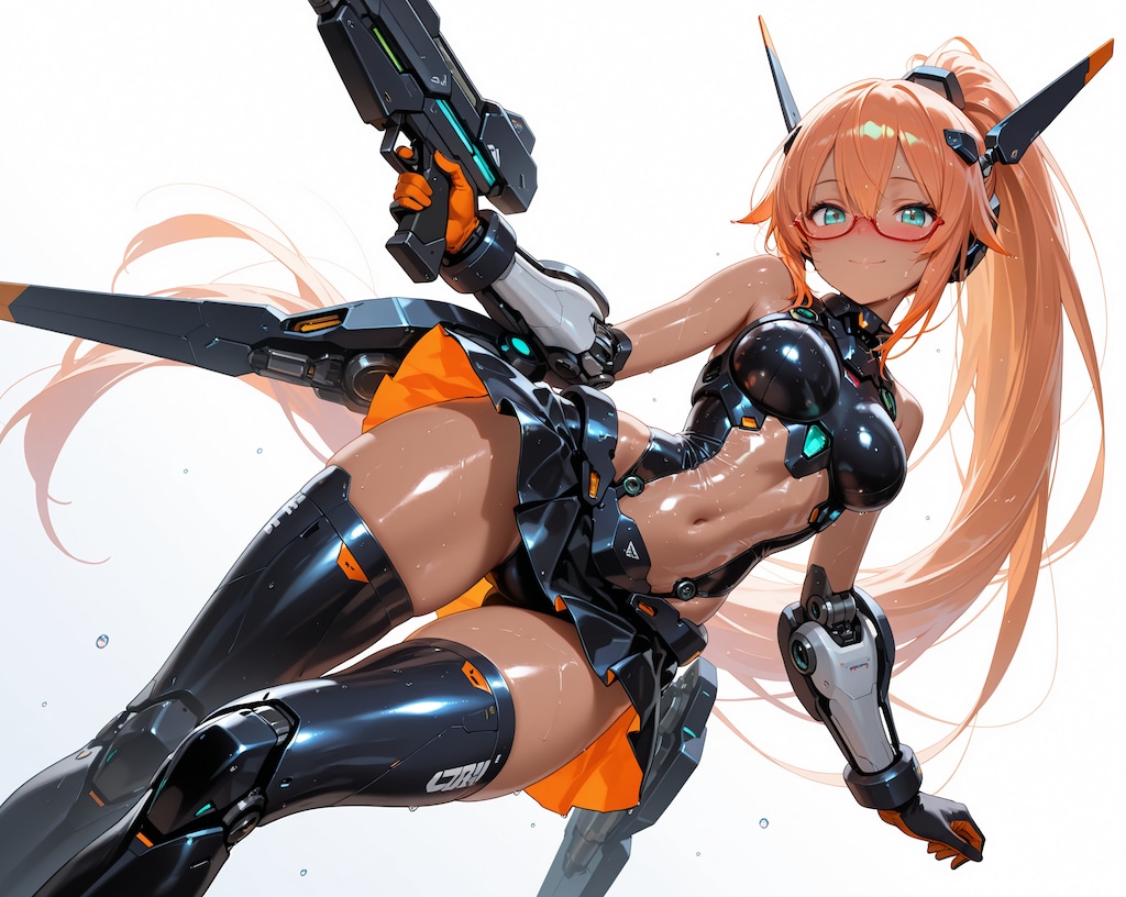 褐色メカ娘♪