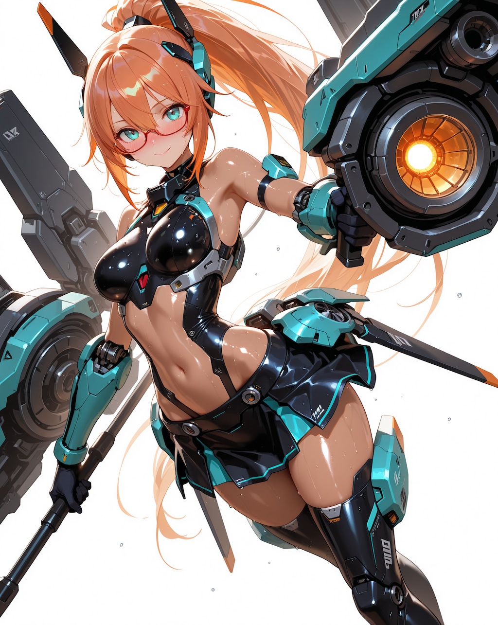 褐色メカ娘♪