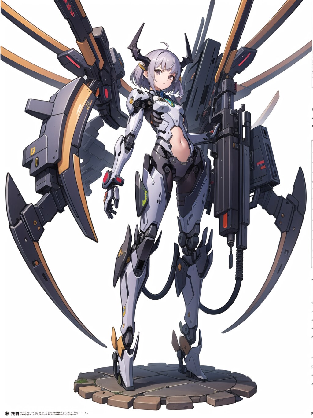 ドラゴン型　メカ娘