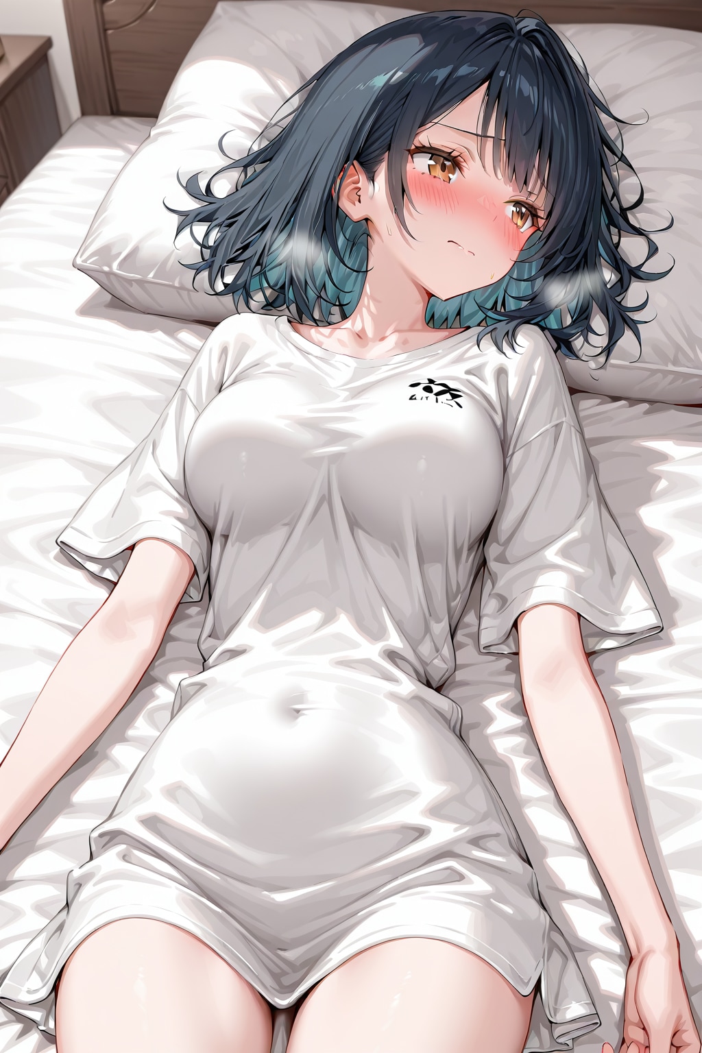 盛り上がるバスト