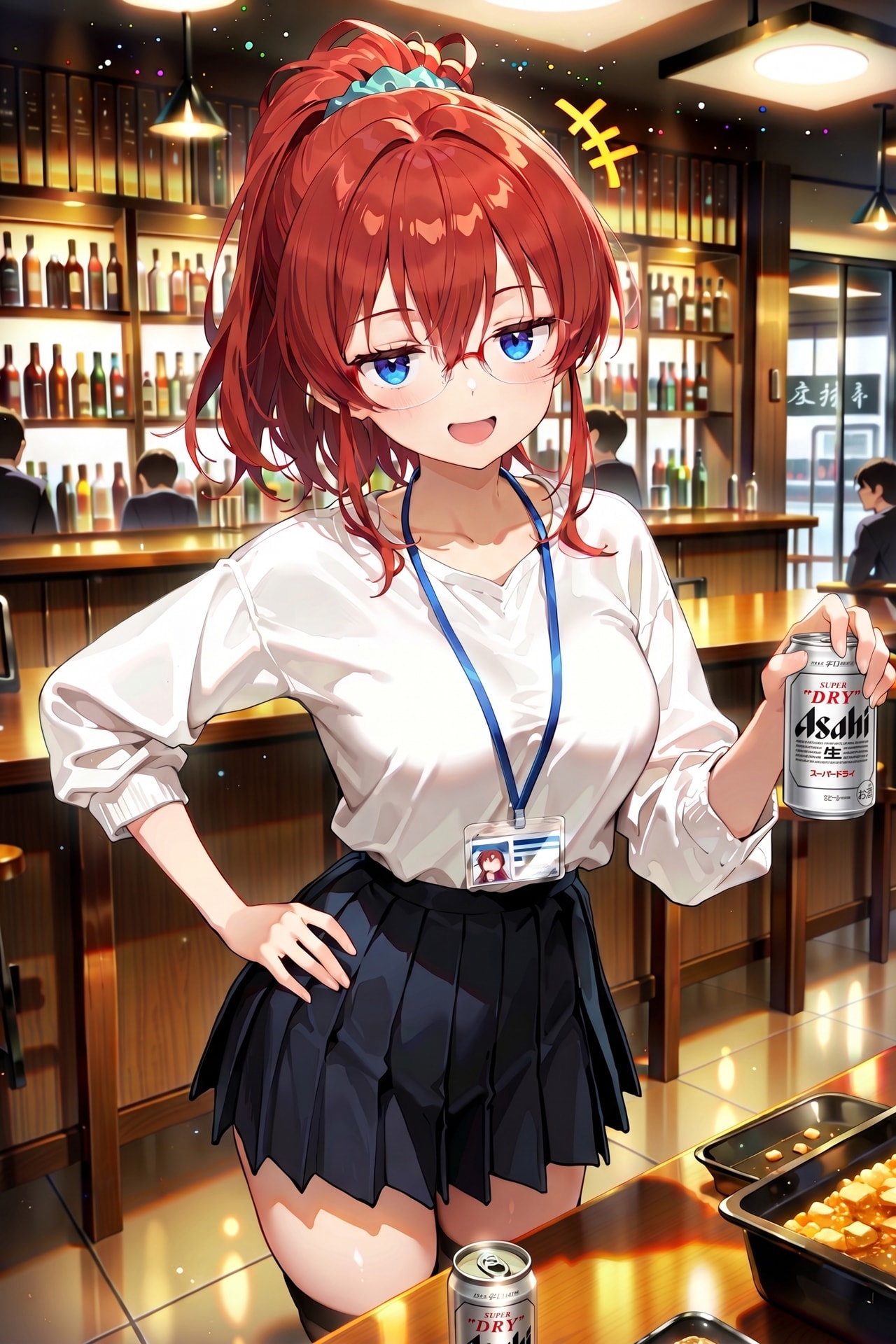 仕事終わりの一杯、付き合ってくれる？ Z508 | の人気AIイラスト・グラビア