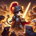 ネズミと戦うネコ騎士 8枚目
