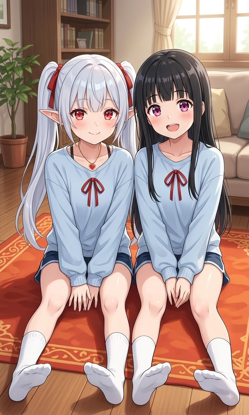aiyuuさんのみなみさんとシロネさん | の人気AIイラスト・グラビア