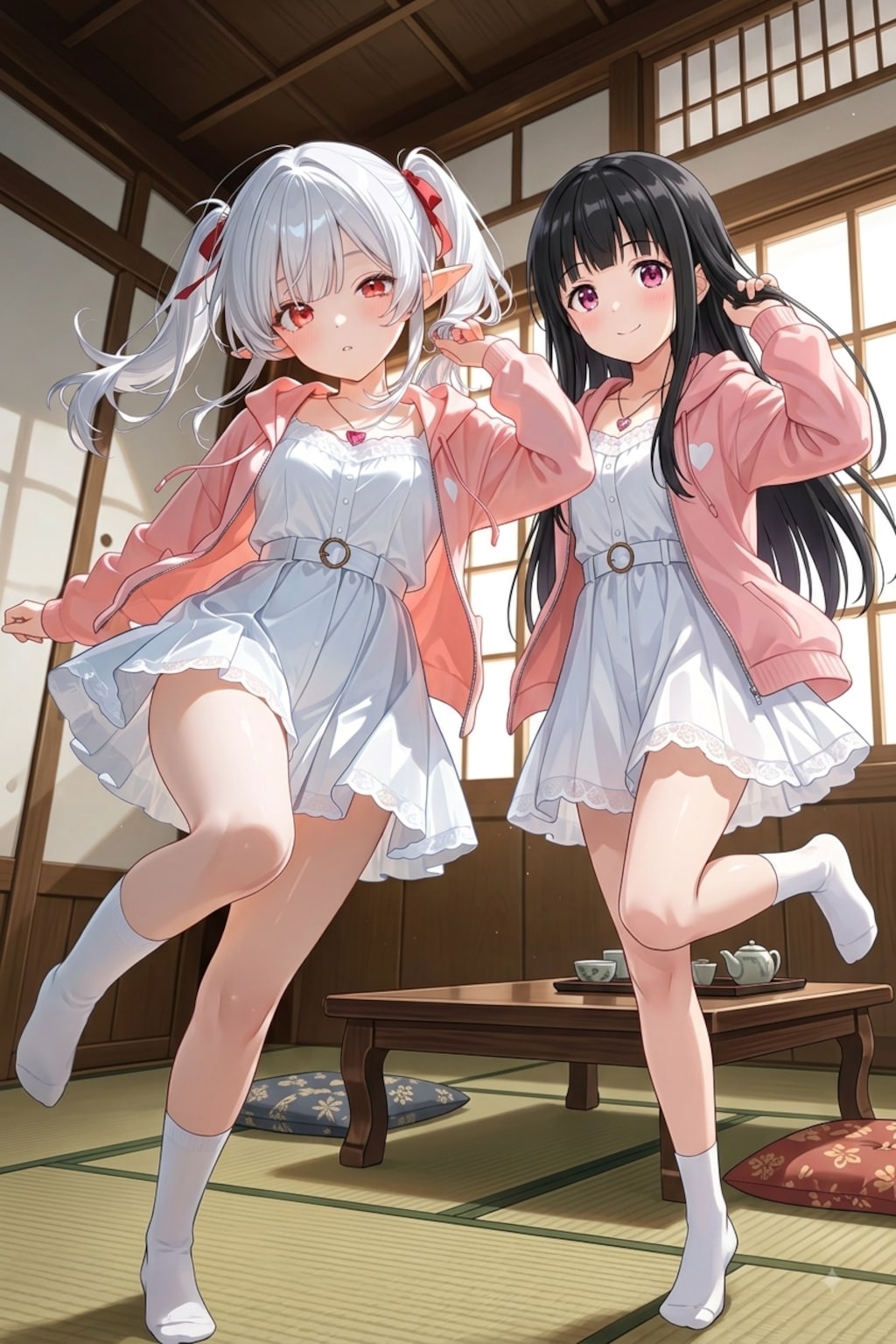 aiyuuさんのみなみさんとシロネさん