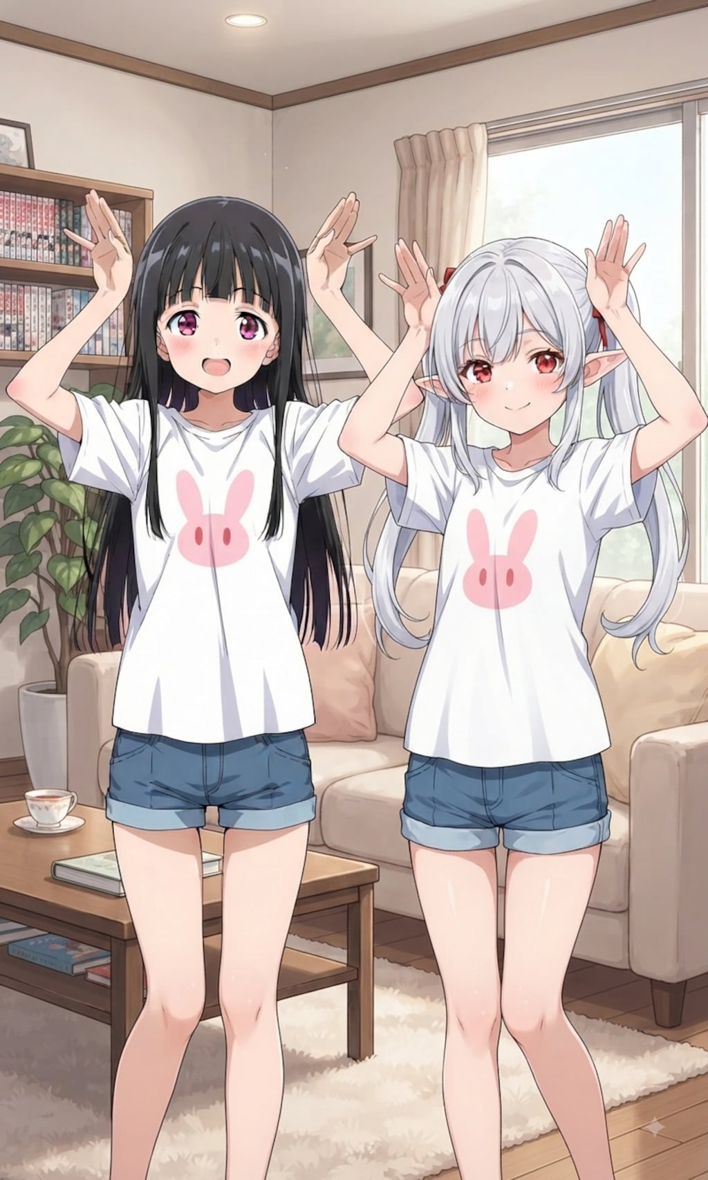 aiyuuさんのみなみさんとシロネさん