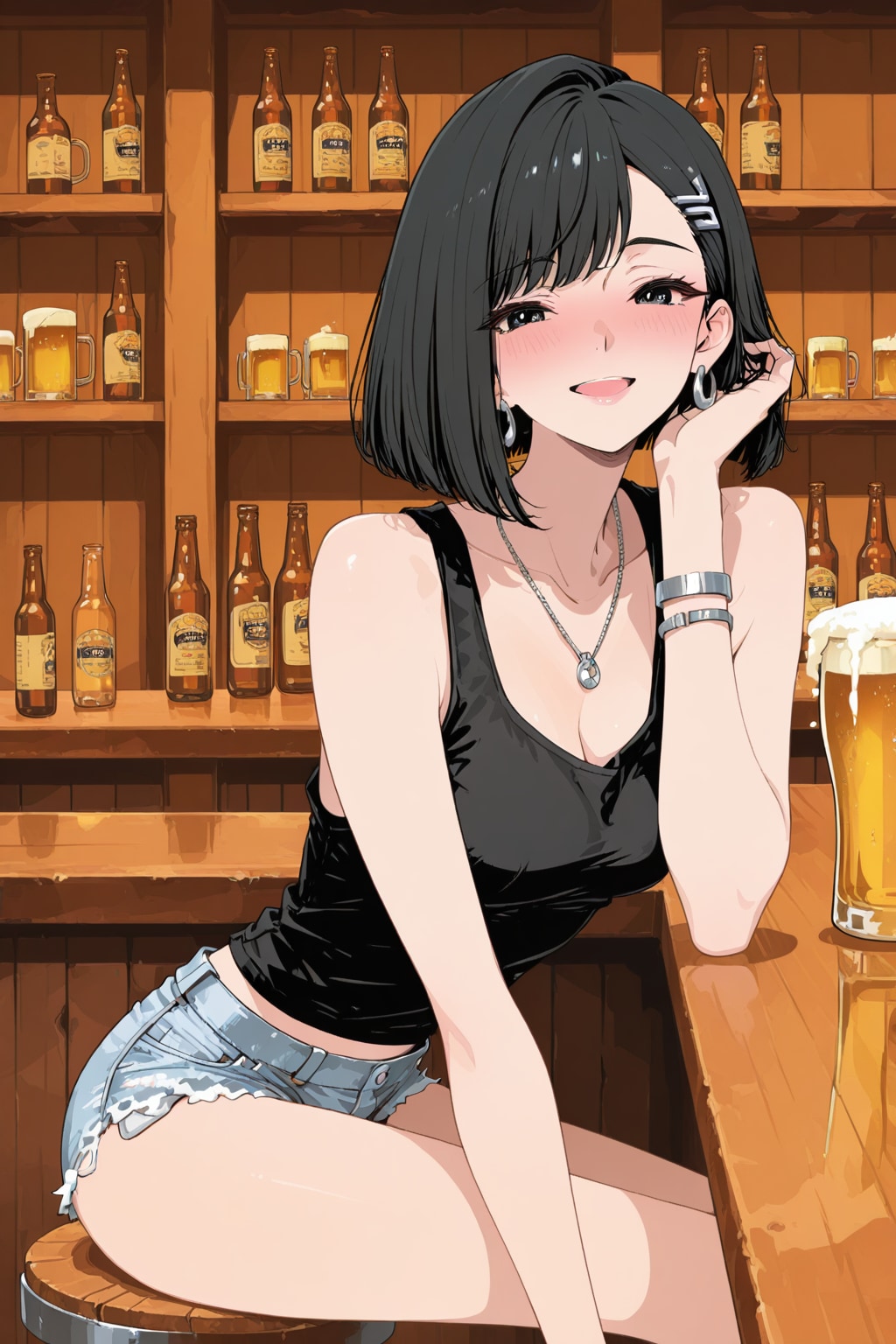 woman at bar 33