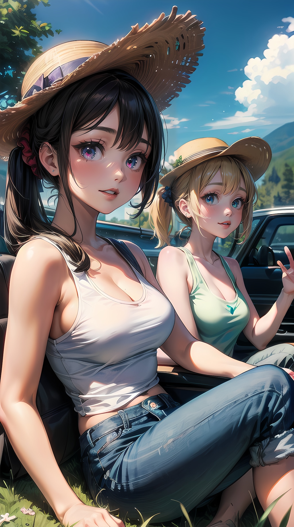 片田舎の美女達