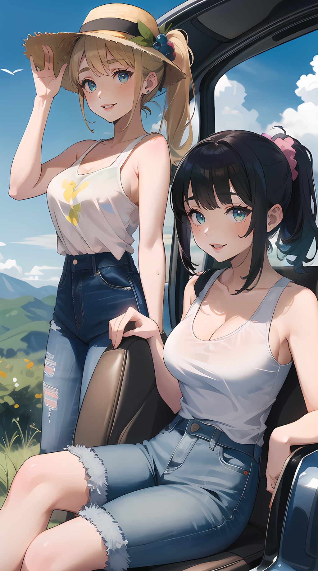 片田舎の美女達