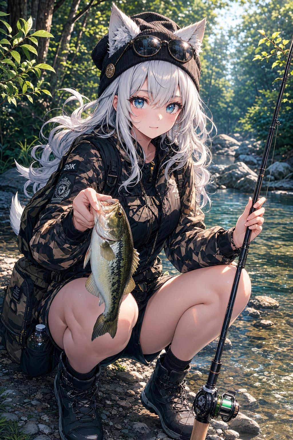 釣れたぜ🎣🐺✨