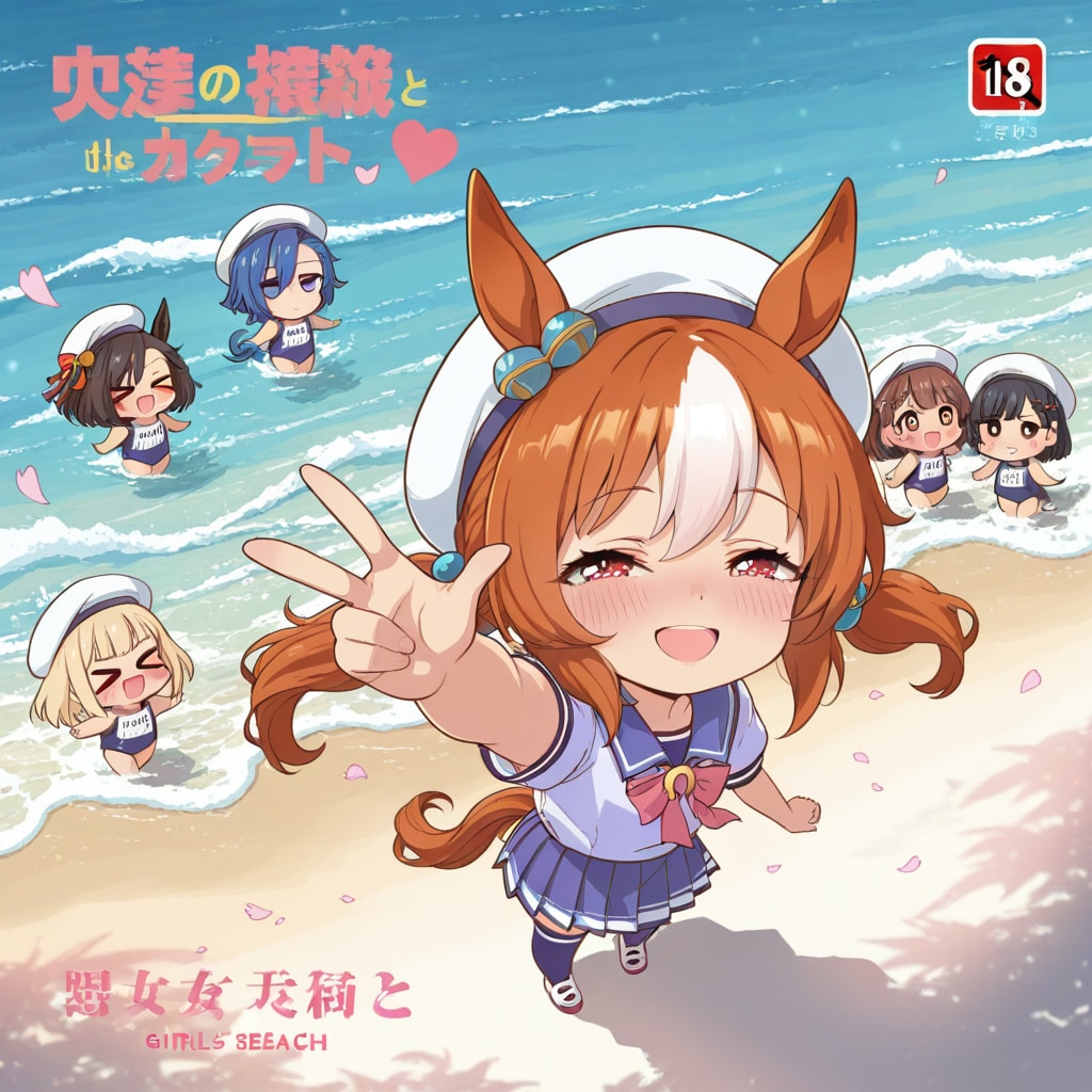 「ちびちゃんと海へ」。
