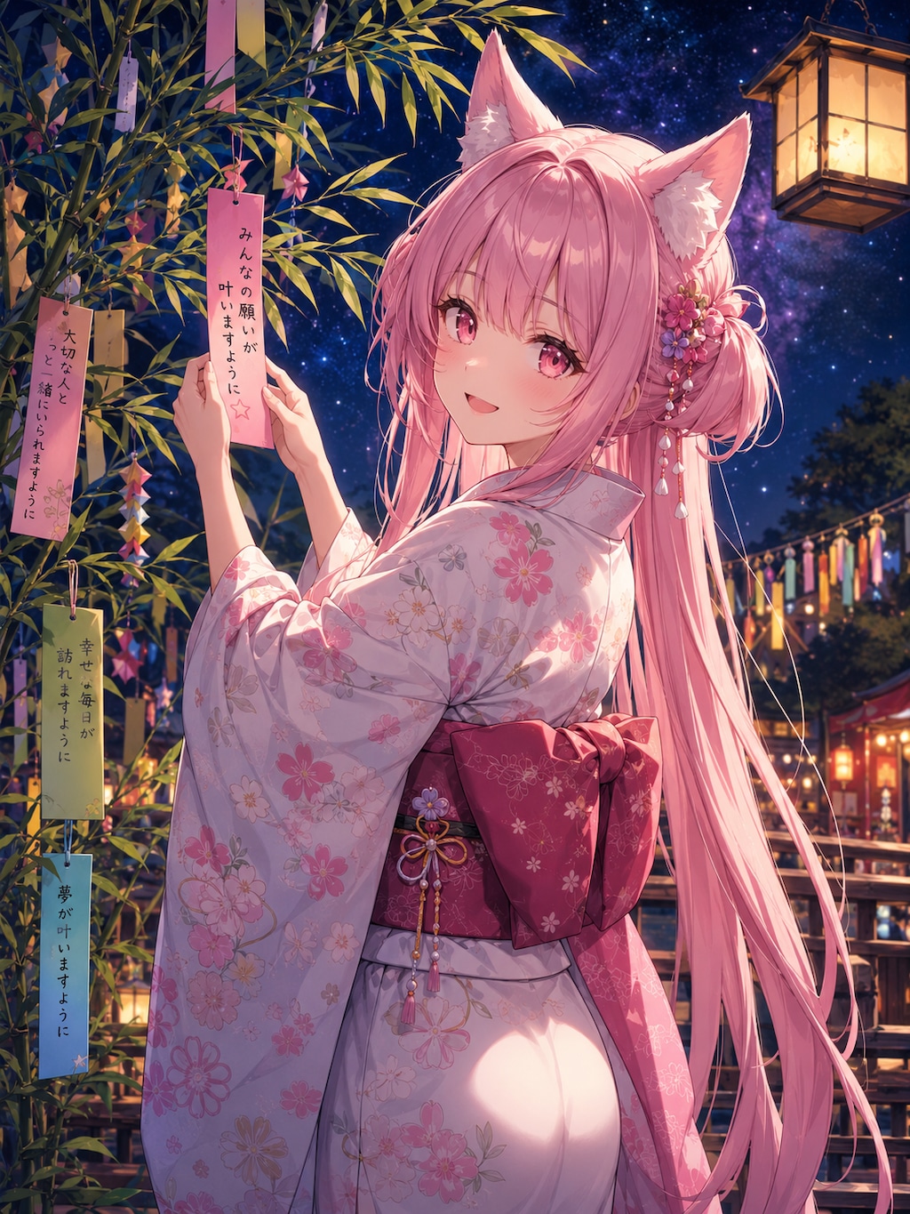 狐娘たちの七夕