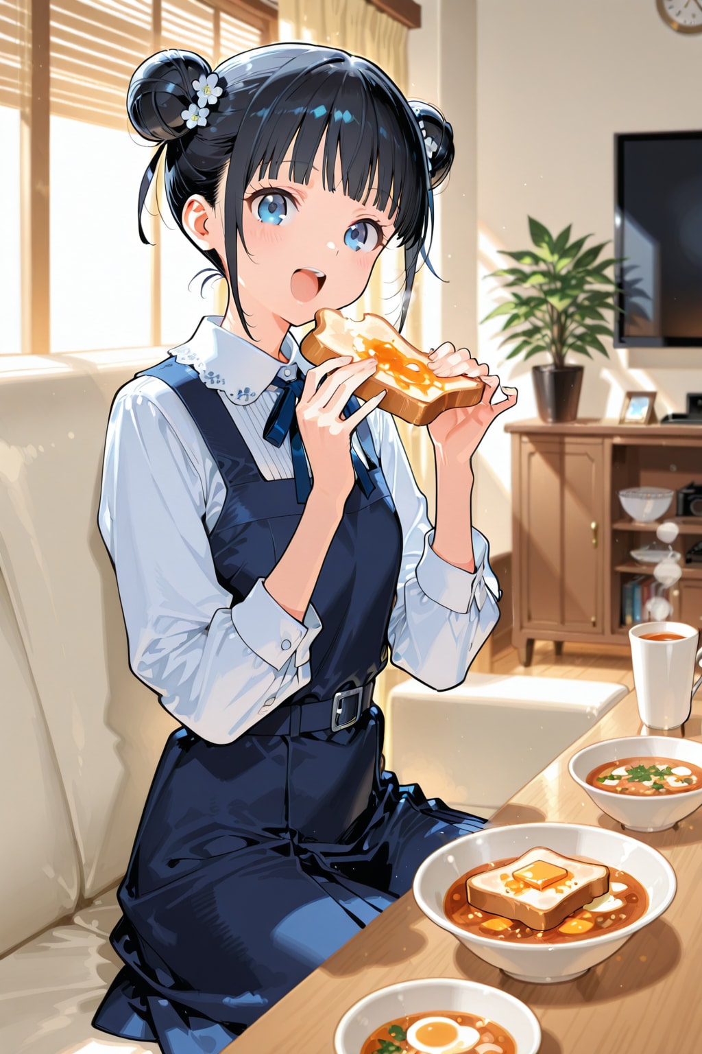 おだんごちゃん🍡✨と朝ごはん🍚✨　1/19