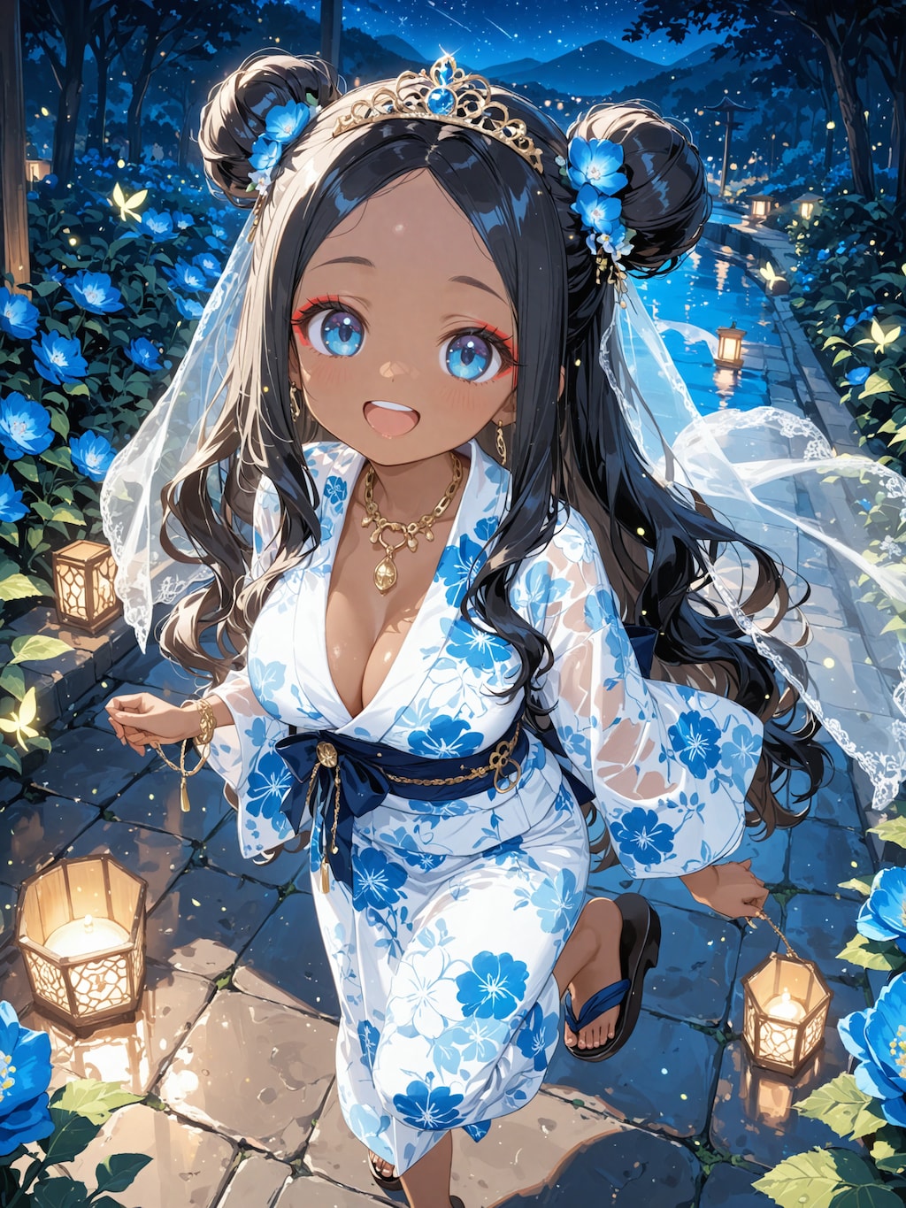 浴衣のフィフィ王女