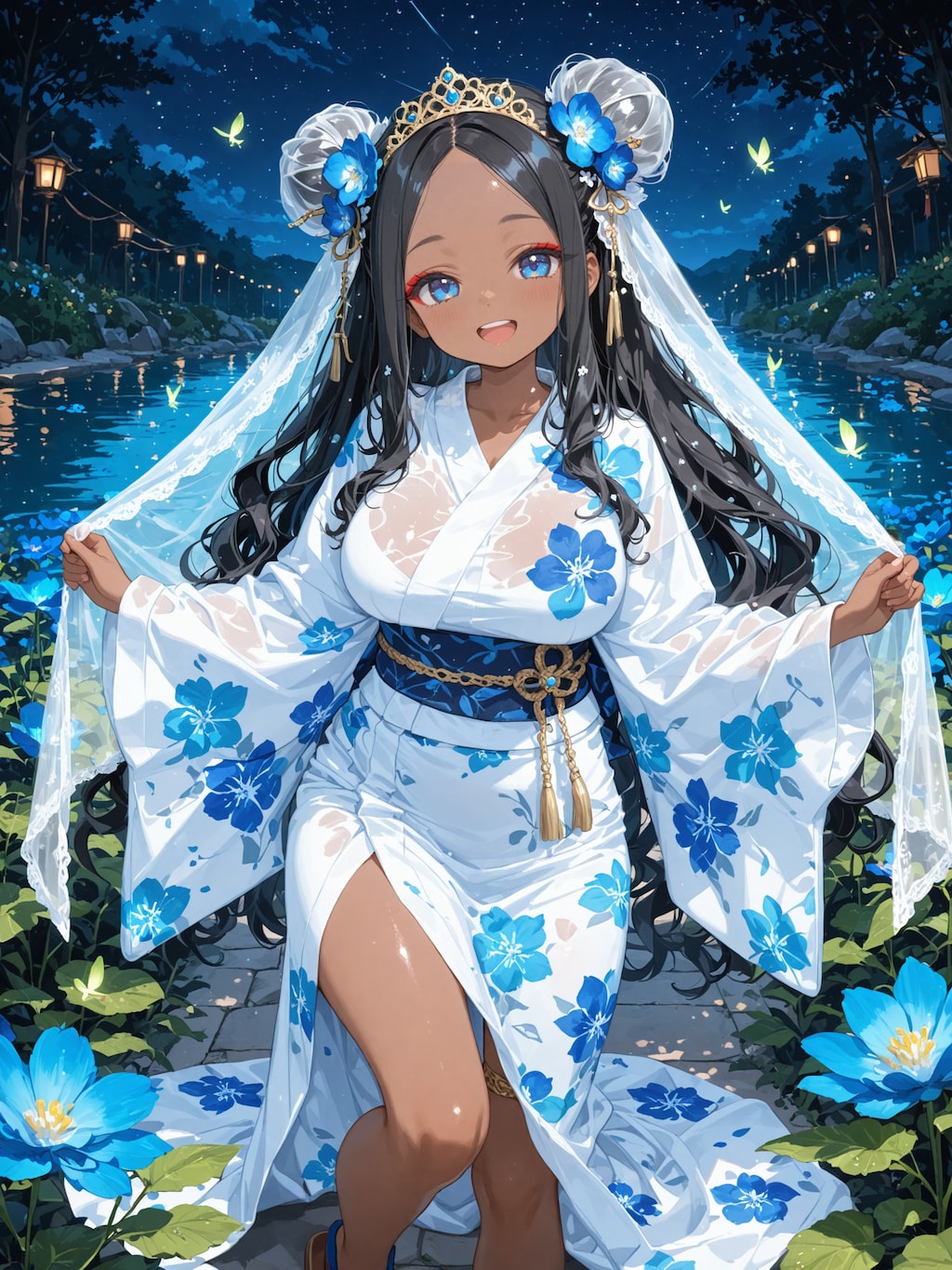 浴衣のフィフィ王女
