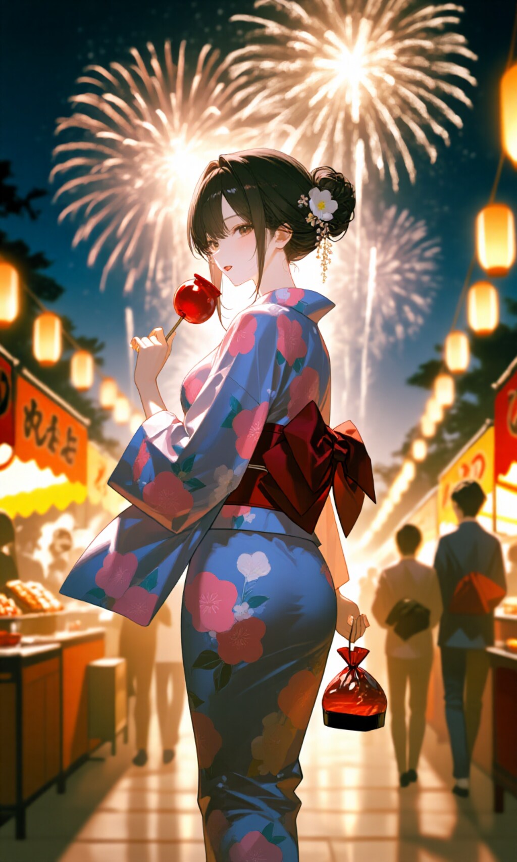 夏祭りの夜