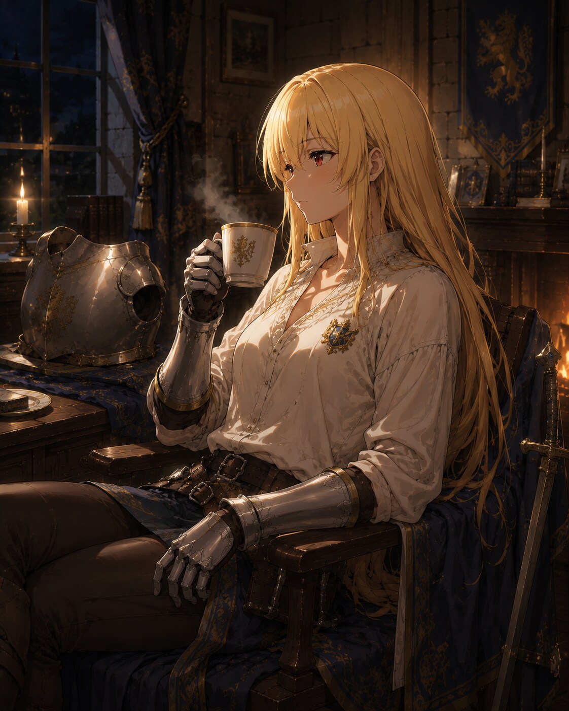 くつろぎの騎士