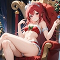 お題：ちちぷいクリスマスに参加する（魔法使いと王女達） 2枚目