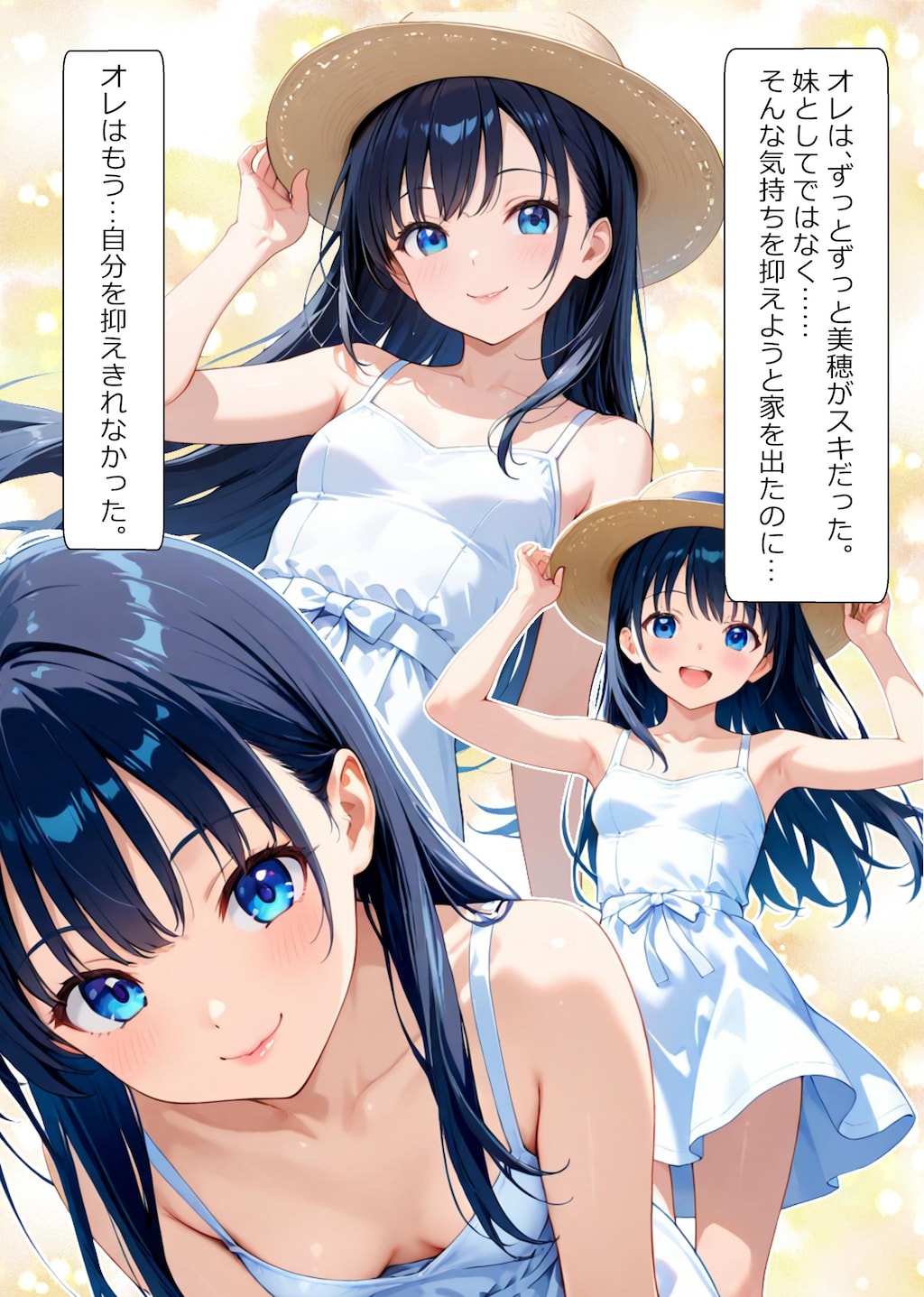 お兄ちゃんのおちんぽ（1）『お兄ちゃん、私の初めてもらってください。妹みほの告白』・ダイジェスト
