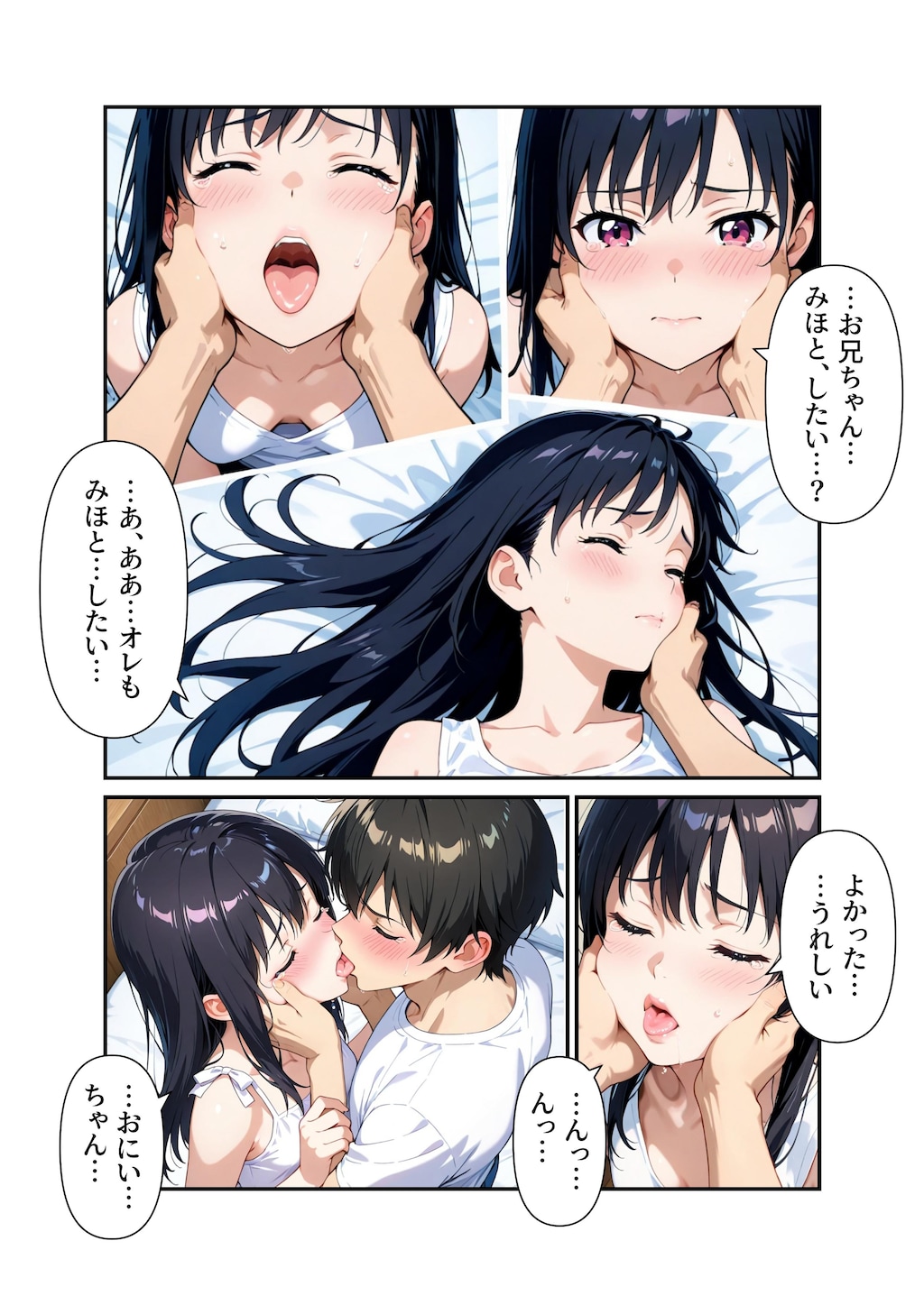 お兄ちゃんのおちんぽ（1）『お兄ちゃん、私の初めてもらってください。妹みほの告白』・ダイジェスト