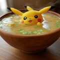 牛丼屋の味噌汁にピカチュウが！？ 3枚目