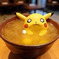 牛丼屋の味噌汁にピカチュウが！？ 2枚目