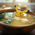 牛丼屋の味噌汁にピカチュウが！？ 8枚目