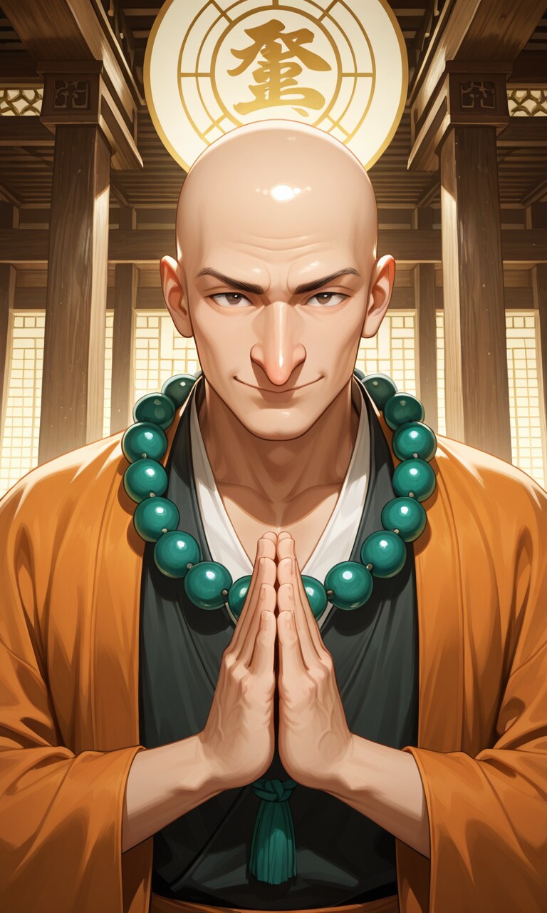 鼻長き僧