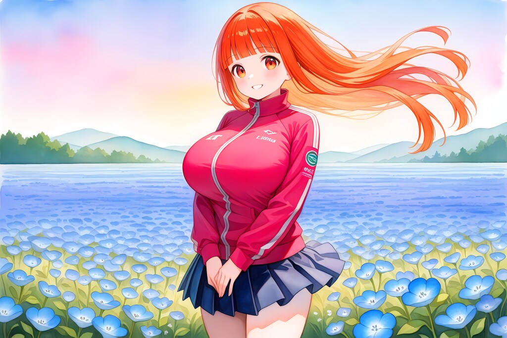 ネモフィラ畑