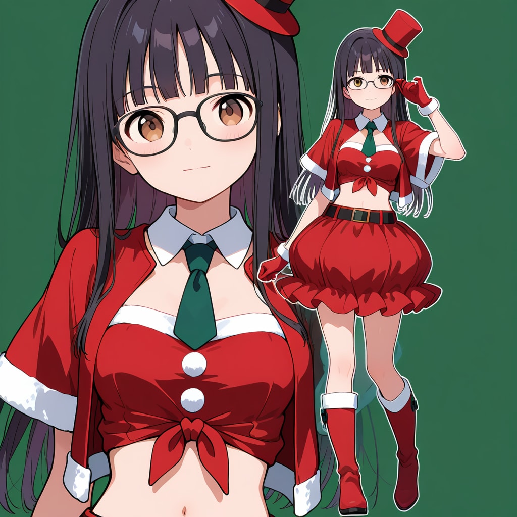 ﾁｮｯﾄ個性的なサンタ衣装①Ｂ